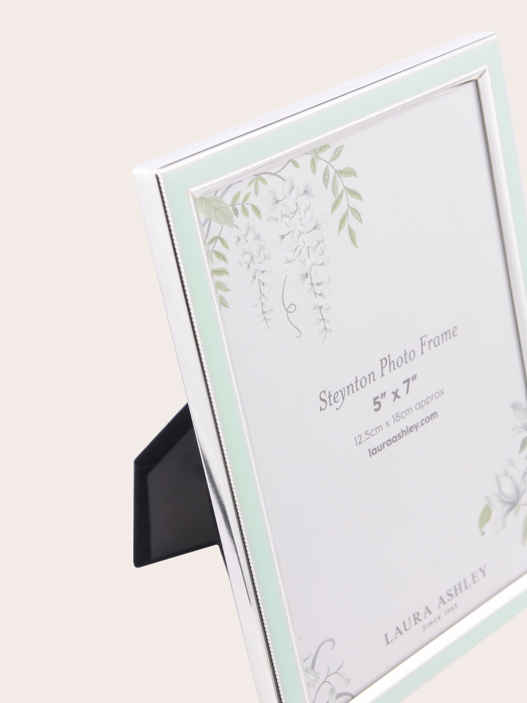 Laura Ashley pale blue Steynton photo frame 18x13cm, UK version
