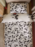 Disney Mickey Mouse Supersoft 100% Brushed Cotton Duvet Cover and Pillowcase Set