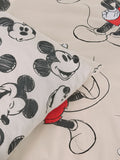 Disney Mickey Mouse Supersoft 100% Brushed Cotton Duvet Cover and Pillowcase Set