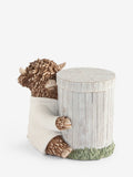 Grey Hamish the Highland Cow Spa Storage Jar