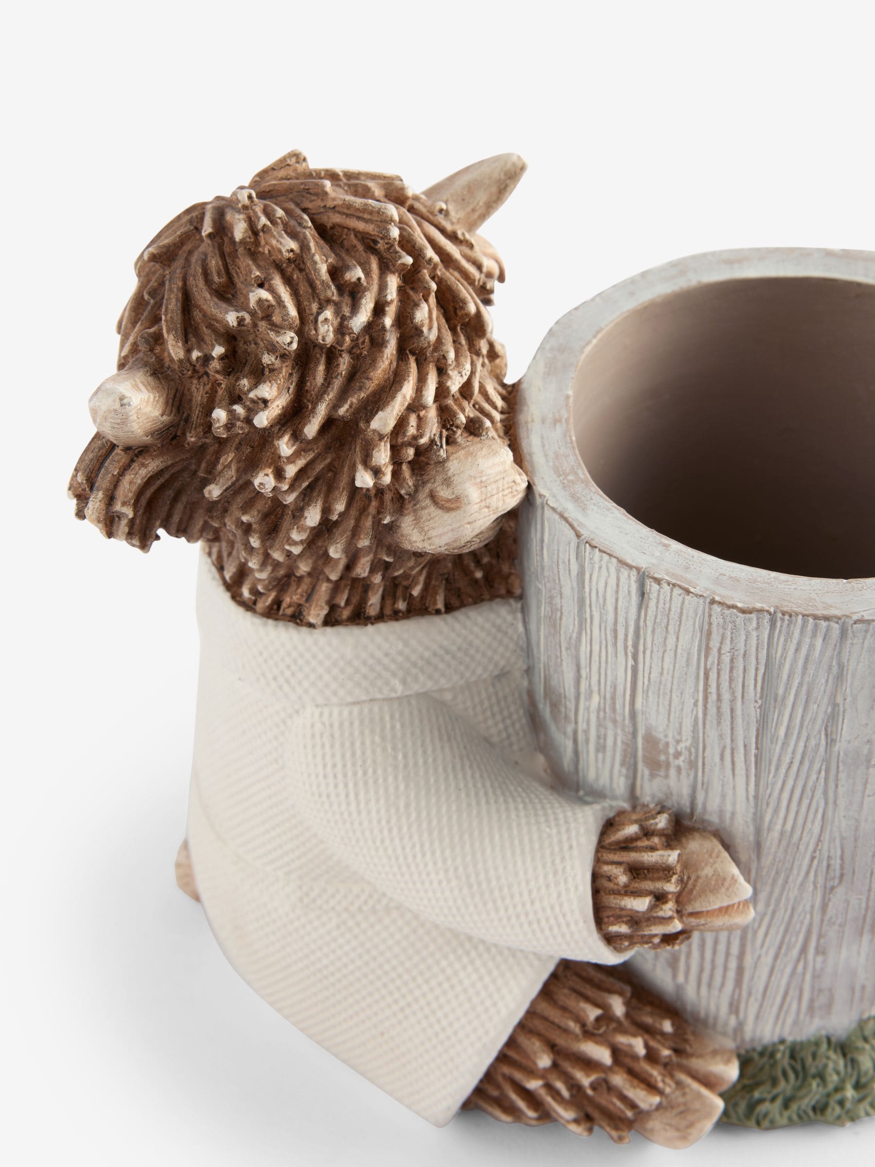 Grey Hamish the Highland Cow Spa Storage Jar