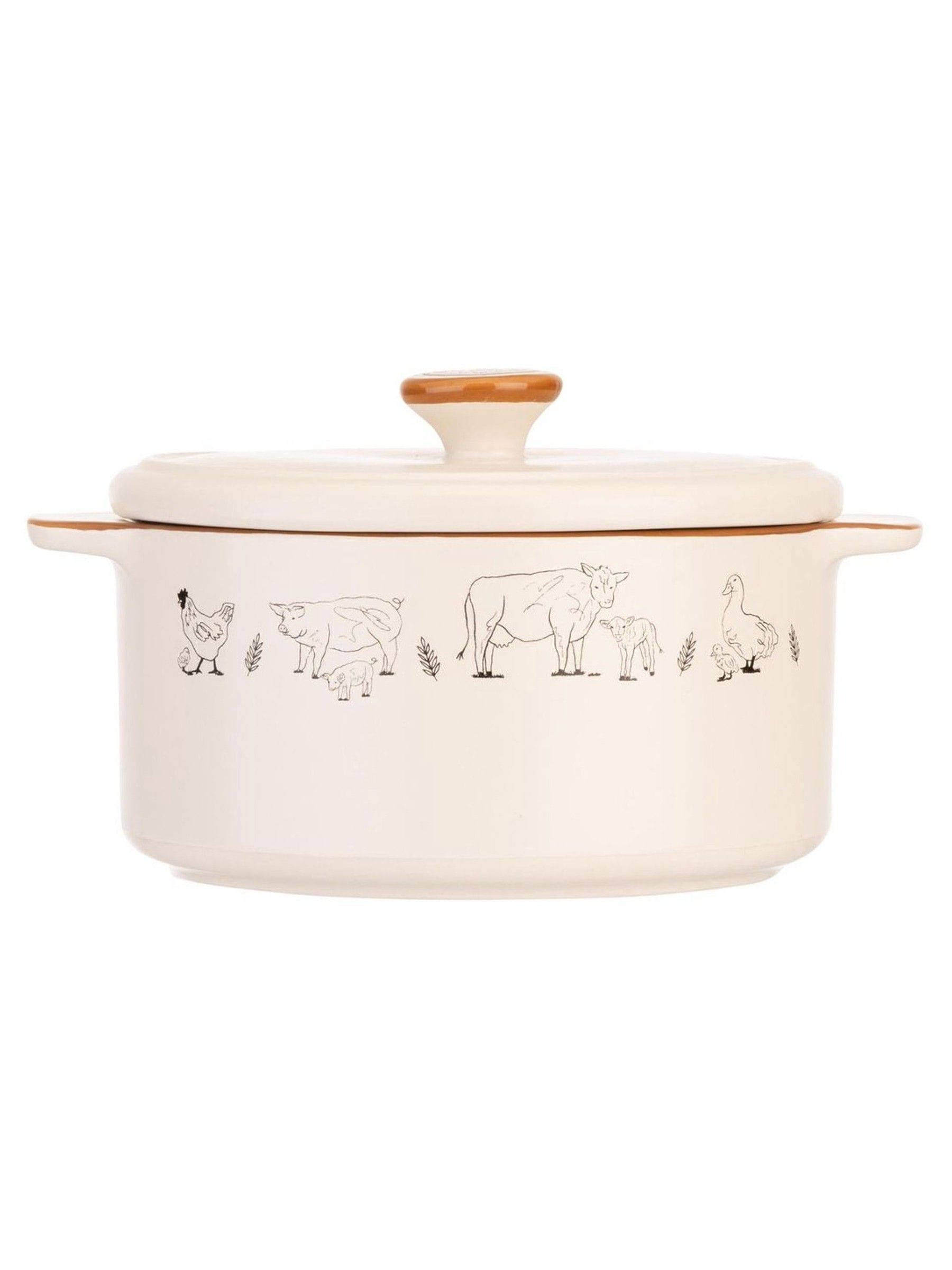Woodbury Lane natural mini casserole dishes 2 pack 475ml (British brand)