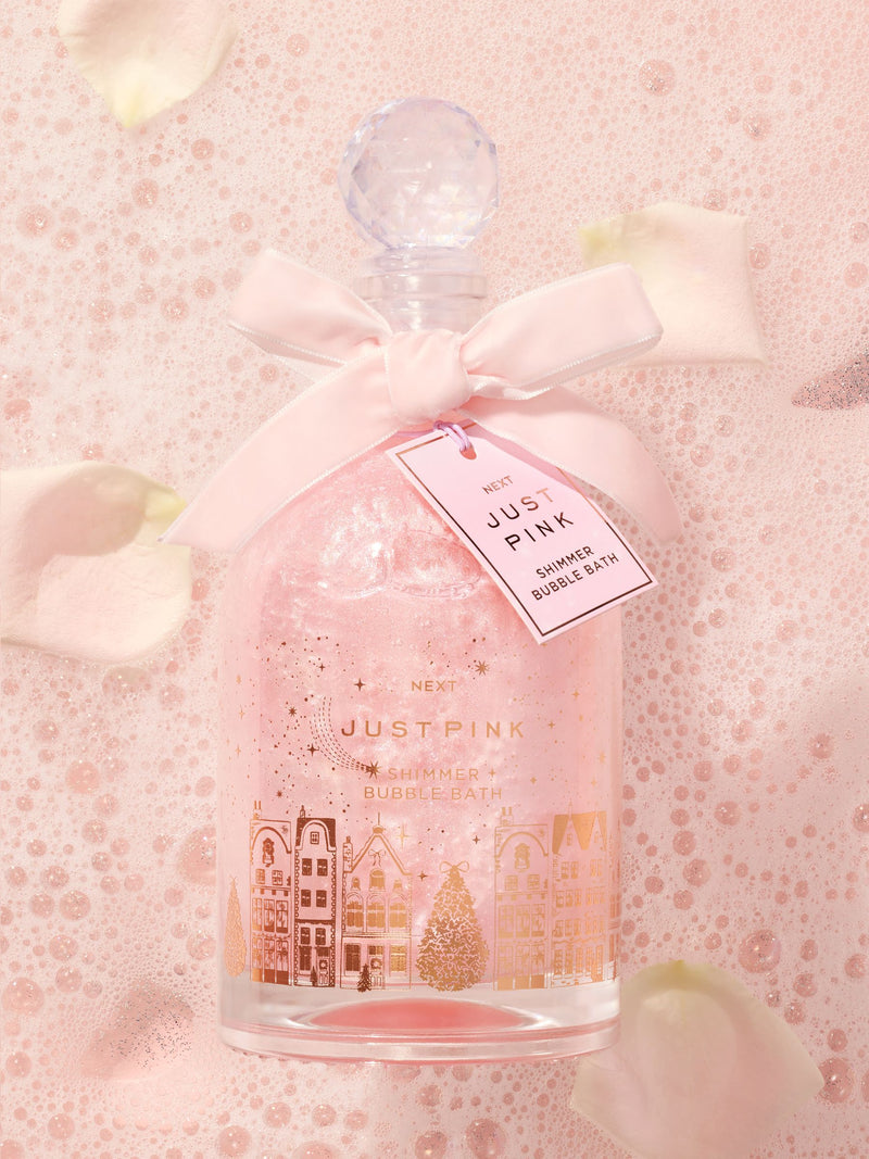 Just Pink Luxury Shimmer Bubble Bath Oil & Soaks 500ml