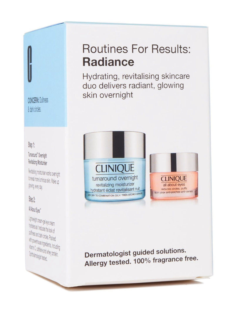 Clinique Radiance Skincare Set with moisturizer and eye cream - British product