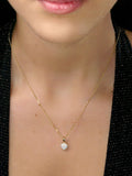 The Diamond Store lab diamond heart pendant necklace (British brand)