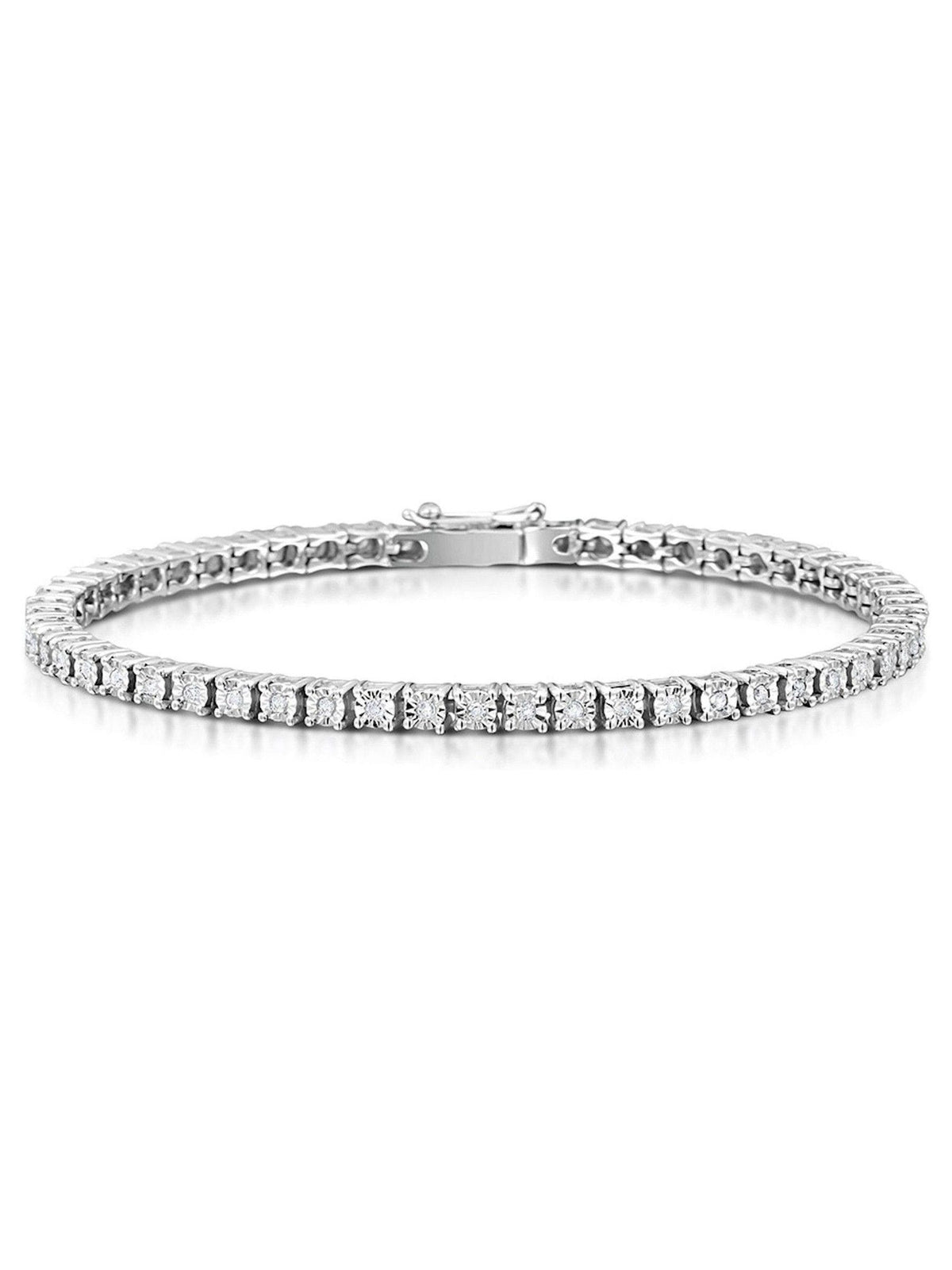 The Diamond Store white diamond bracelet 0.57ct (British brand)