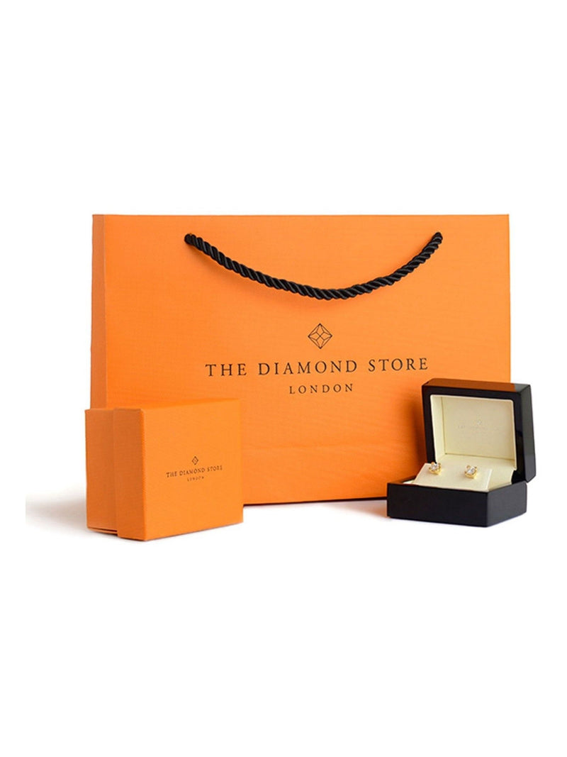 The Diamond Store 9K White Gold 1ct Lab Diamond Life Journey Drop Earrings