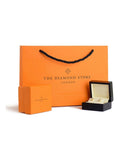 The Diamond Store 9K yellow gold diamond earrings 5.2mm (British brand)