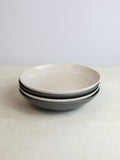 Kitchencraft Set of 4 Grey Shallow Stoneware Pasta Bowls
