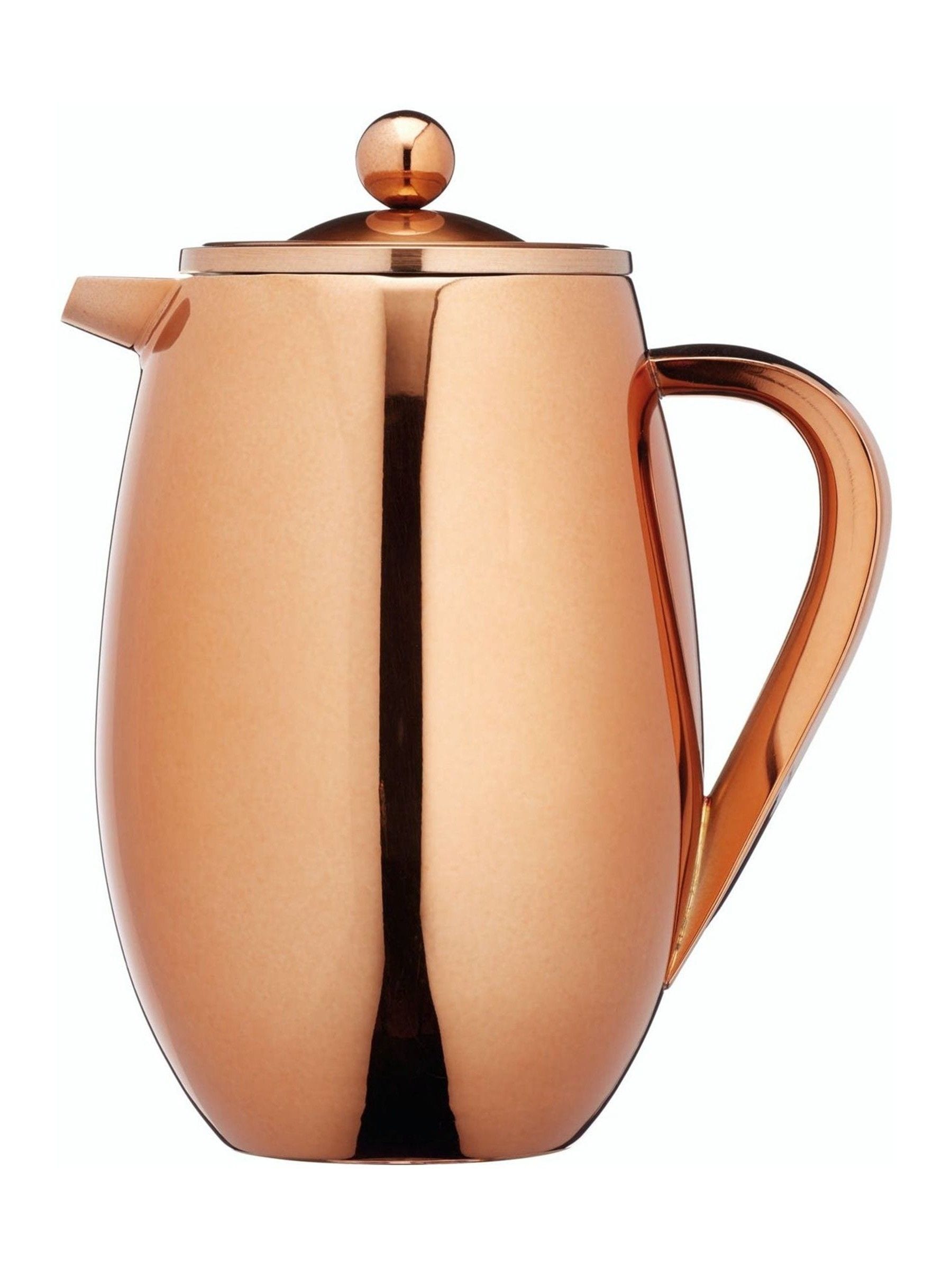 Kitchencraft Copper Insulated Stainless Steel Cafetière 1L, UK version