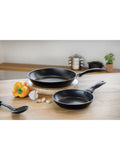 Kitchencraft Set of 2 Black Gift Boxed Non Stick Induction Frying Pan