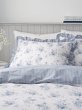 Catherine Lansfield Blue Lucie Floral duvet cover set - British product