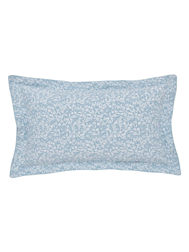 Joules Blue Fruity Ditsy Duvet Cover and 100% Cotton Pillowcase Set