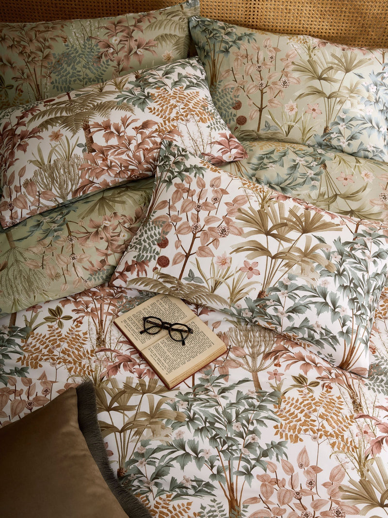Graham & Brown Soft Sage Jardin Botanico Duvet Cover and Pillowcase Set
