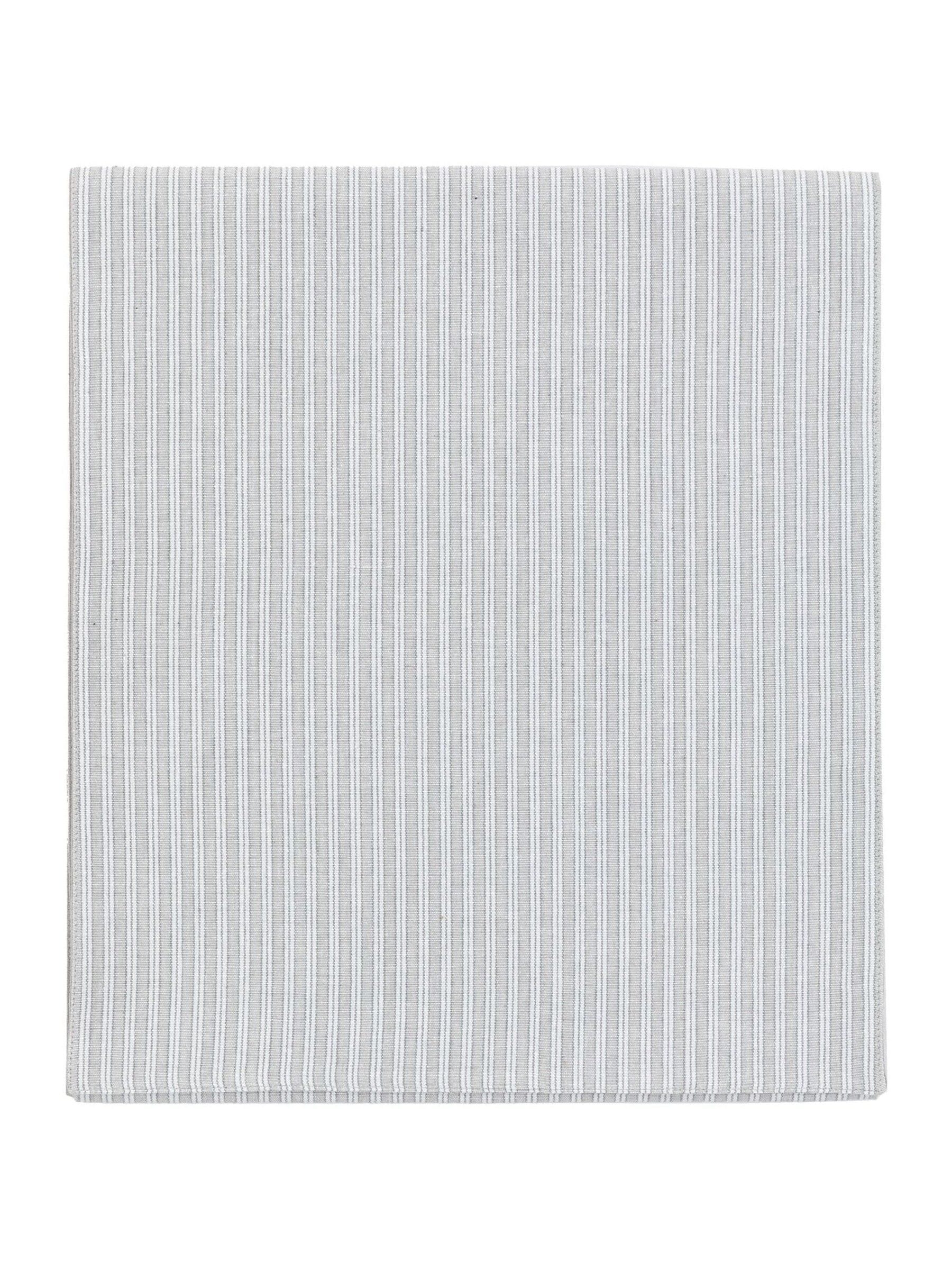 Gallery Home grey woven striped table runner 250x36cm, UK version