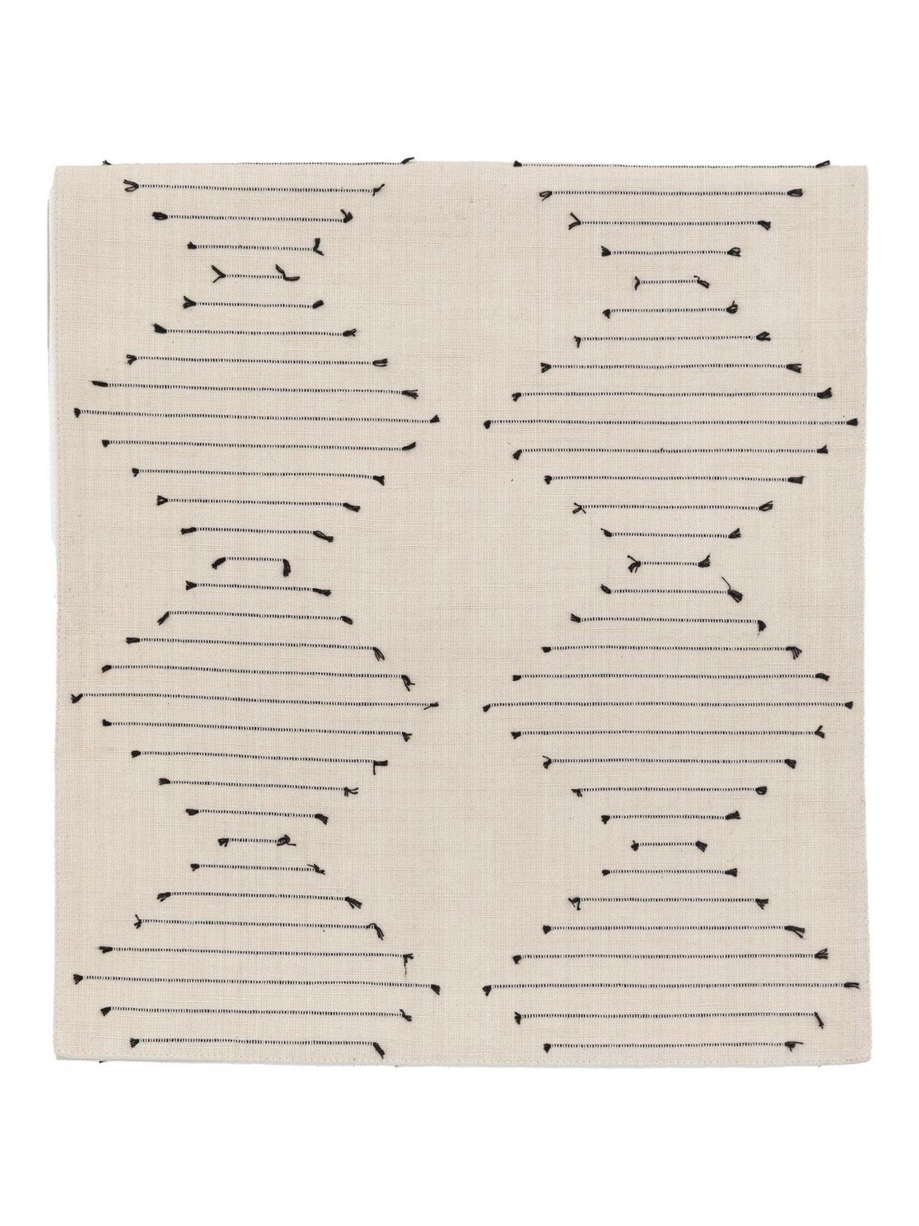 Gallery Home White Diamond Weave Small Table Runner 180 x 36cm, UK version