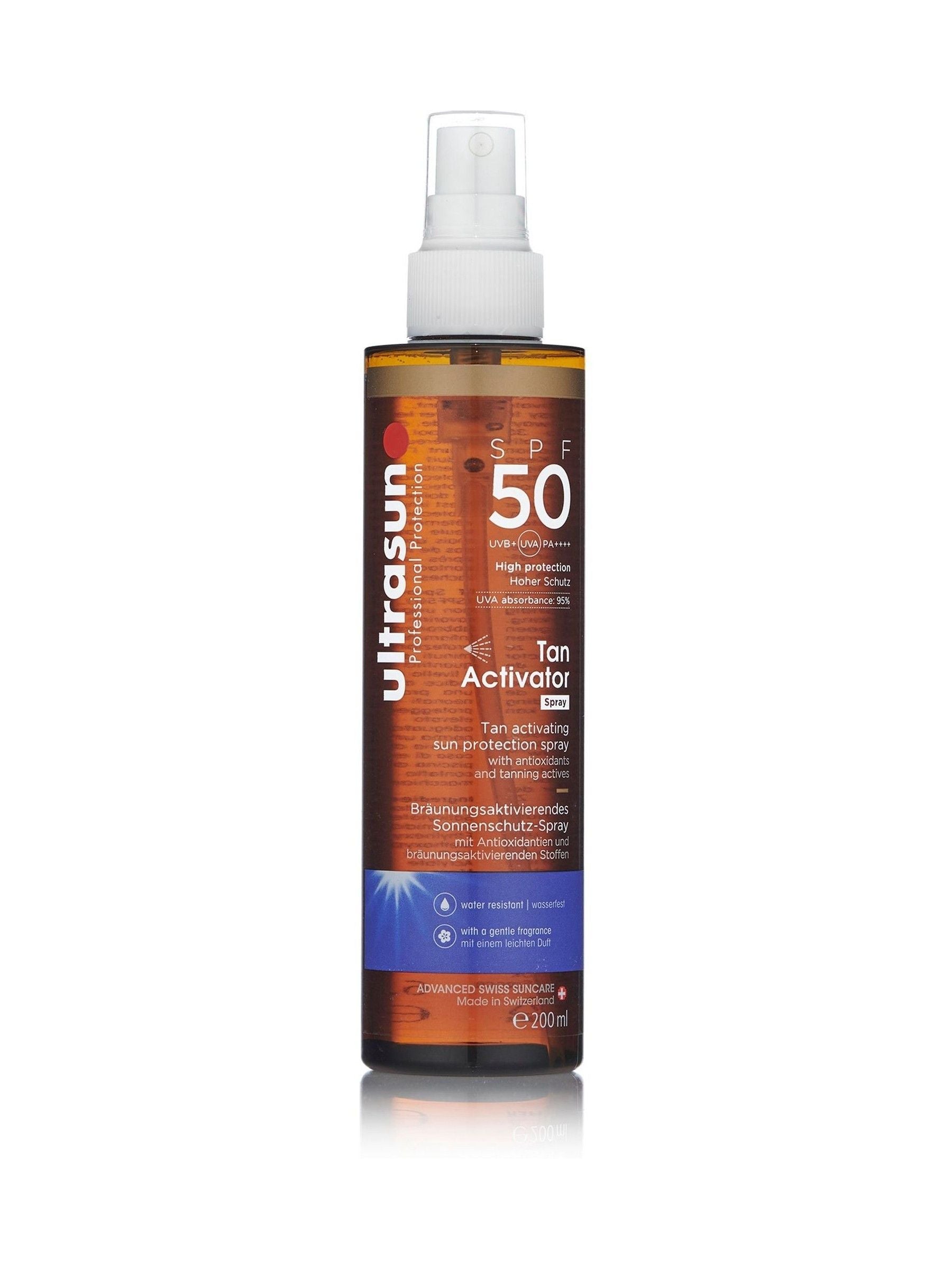 Ultrasun tan activator spray SPF50 200ml (British brand)