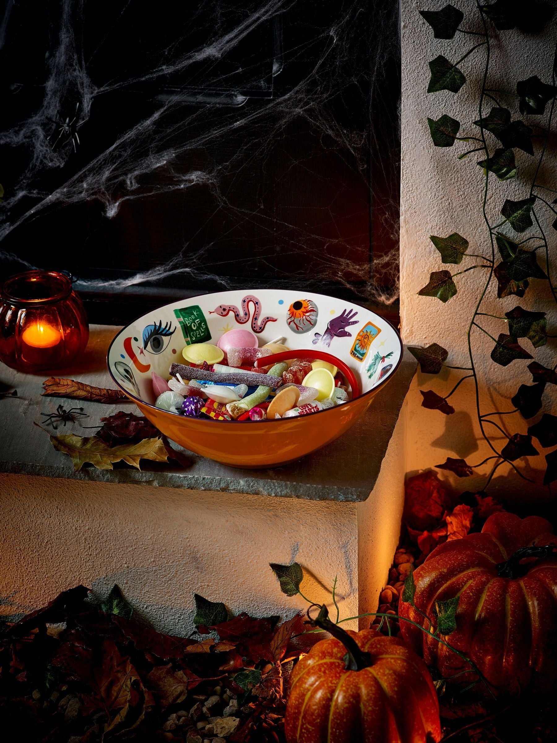 Eleanor Bowmer Halloween spooky treat serve bowl, 10cm height - British product