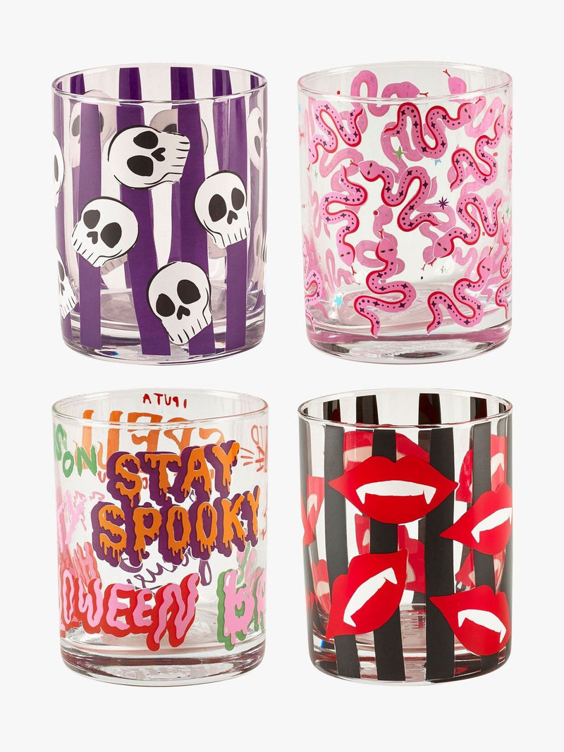 Eleanor Bowmer Halloween spooky tumblers set of 4 - British product
