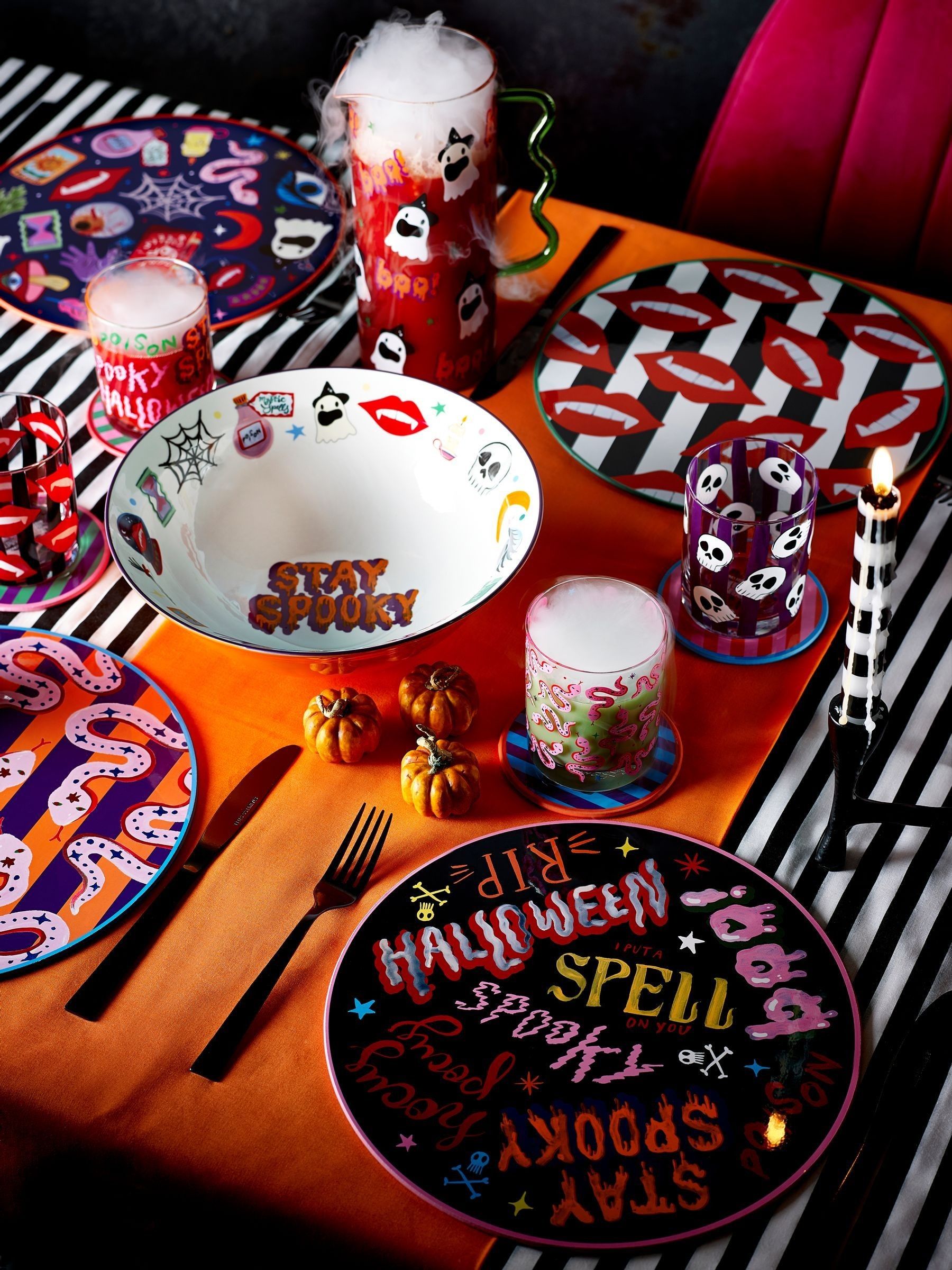 Eleanor Bowmer Halloween spooky tumblers set of 4 - British product