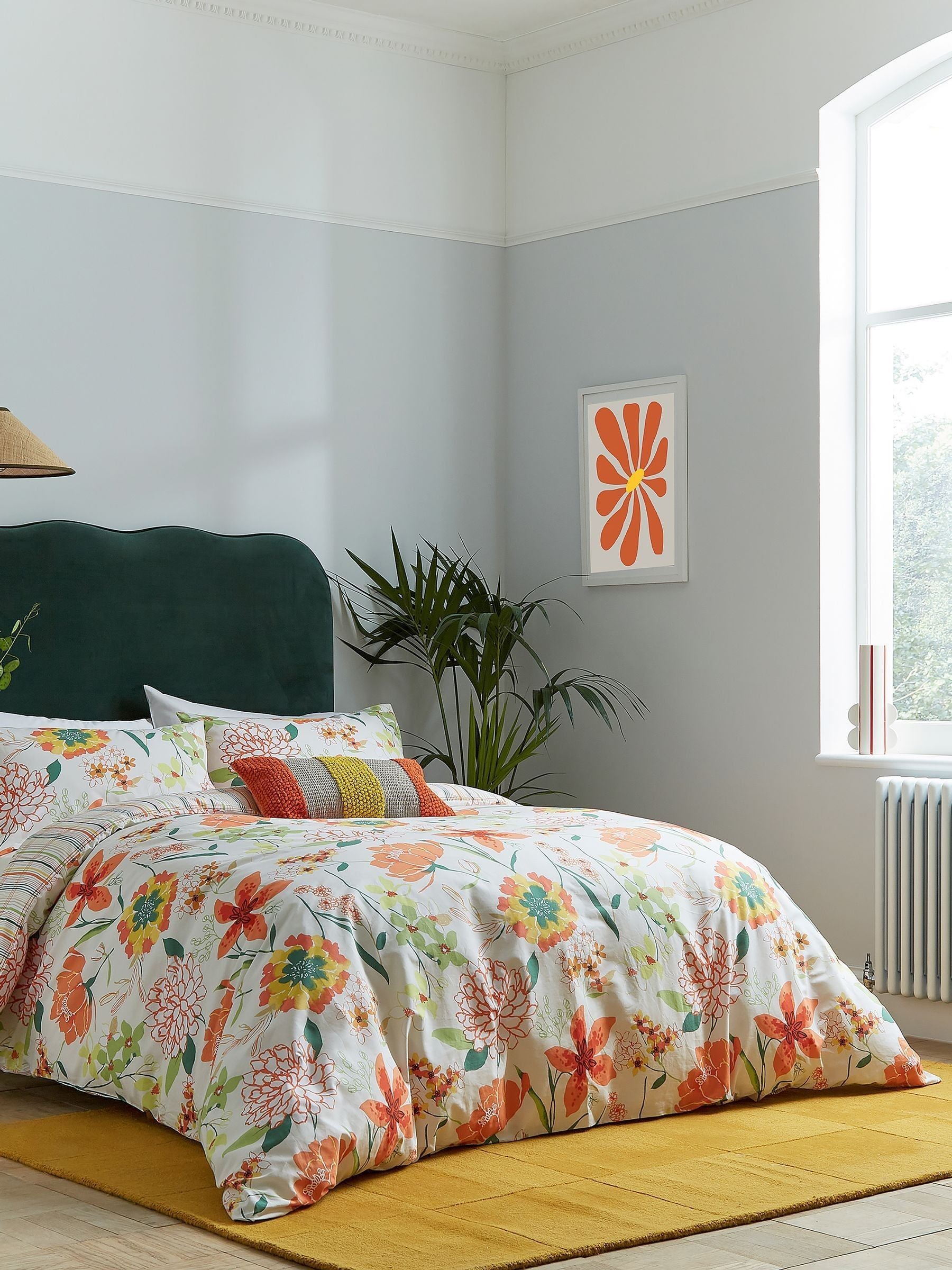 Helena Springfield Mango Bella duvet cover and pillowcase set, UK version