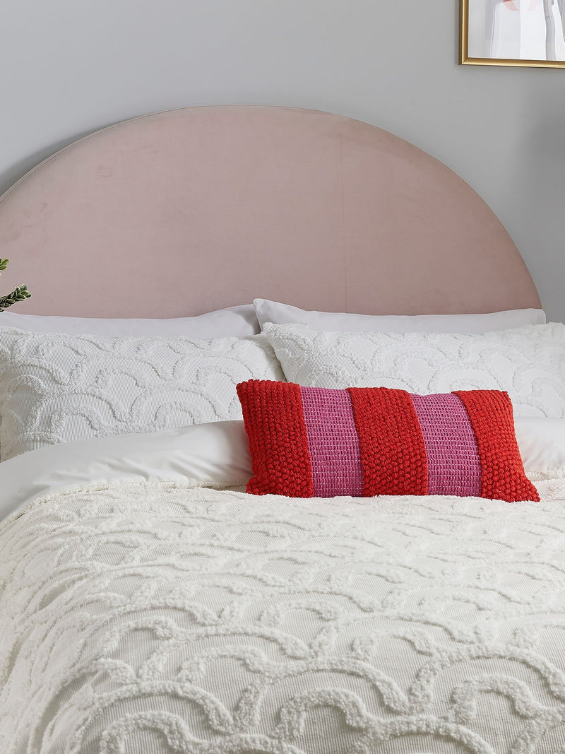 Helena Springfield White Annie duvet cover and pillowcase set, UK version