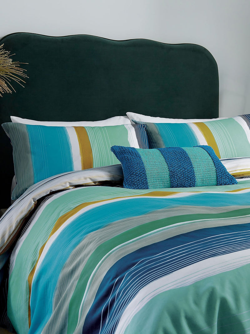 Helena Springfield Blue Carrie duvet cover and pillowcase set, UK version