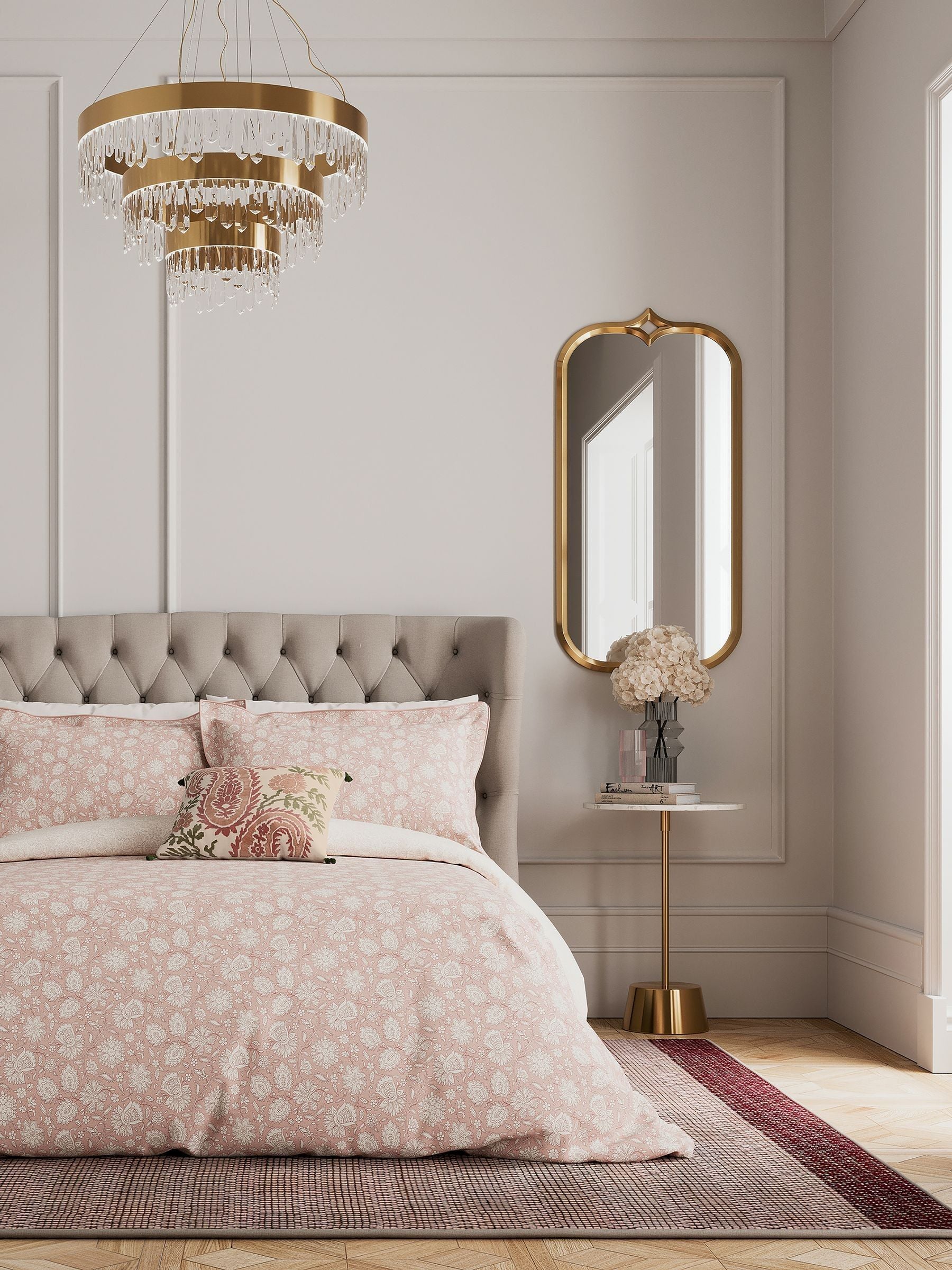 V&A Rose Eternal Bloom Duvet Cover and Pillowcase Set