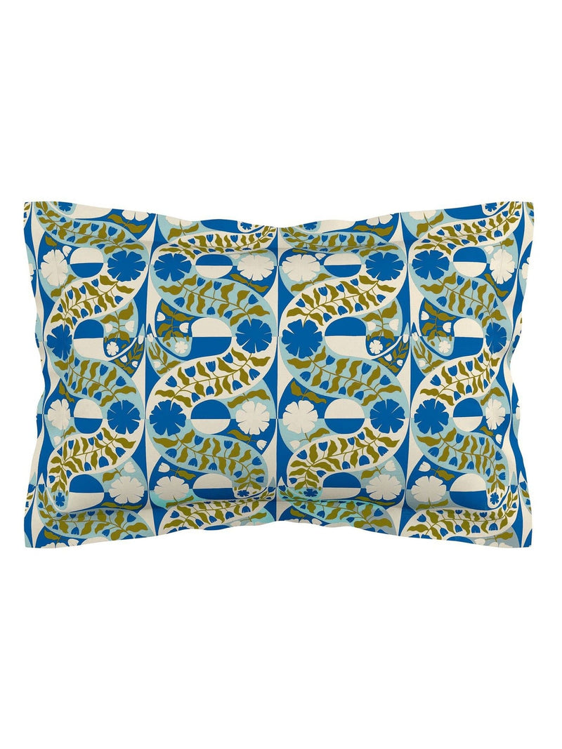 Scion Indigo Twist & Turn duvet cover and pillowcase set (British brand)