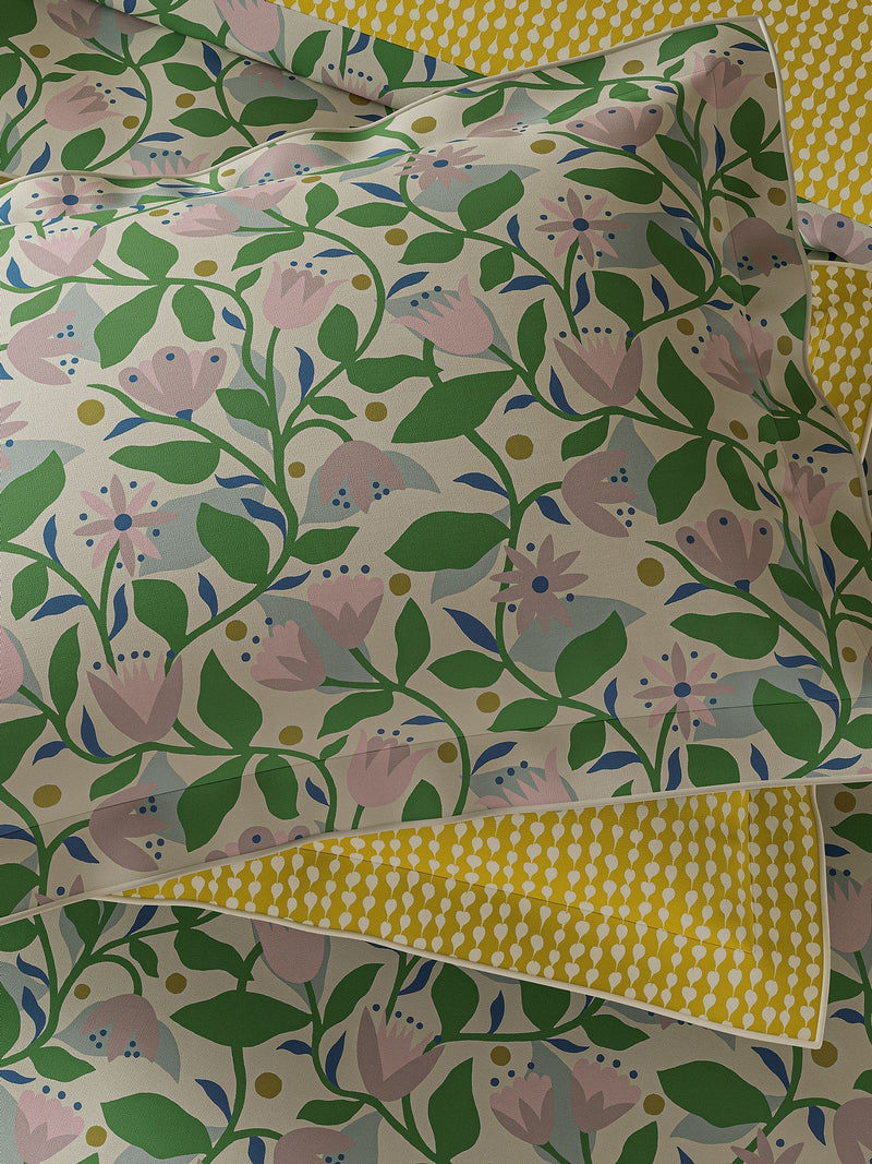 Scion Lavender Honey Dancing Daisies duvet cover set (British brand)