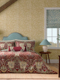 Morris & Co bedding set in Red Honeysuckle design, imported from the UK