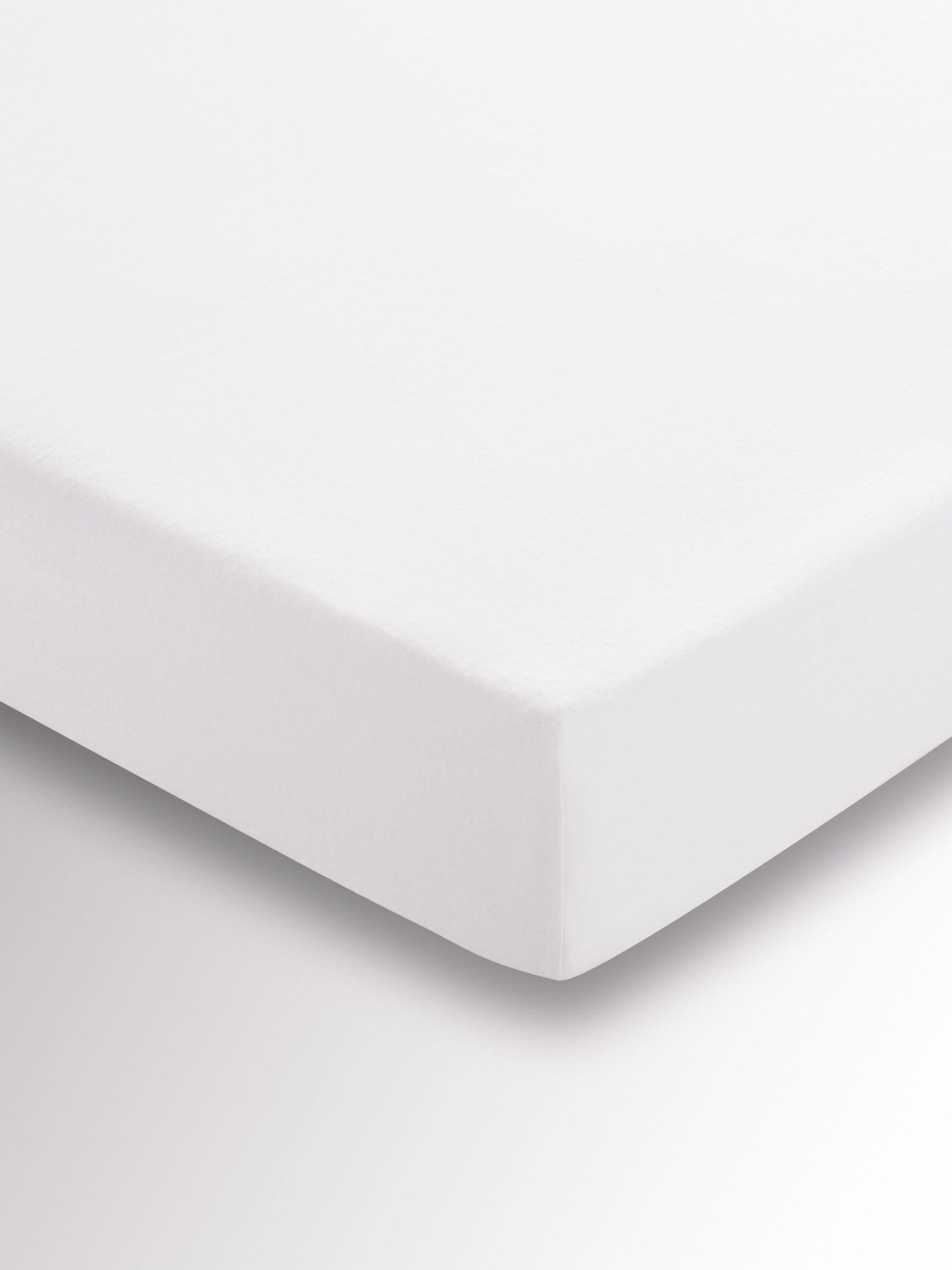 Helena Springfield White Supersoft Fitted Bed Sheet, UK version
