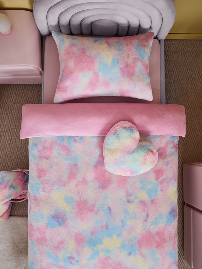 Multi Ombre Cosy Fleece Duvet Cover and Pillowcase Set