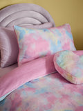 Multi Ombre Cosy Fleece Duvet Cover and Pillowcase Set