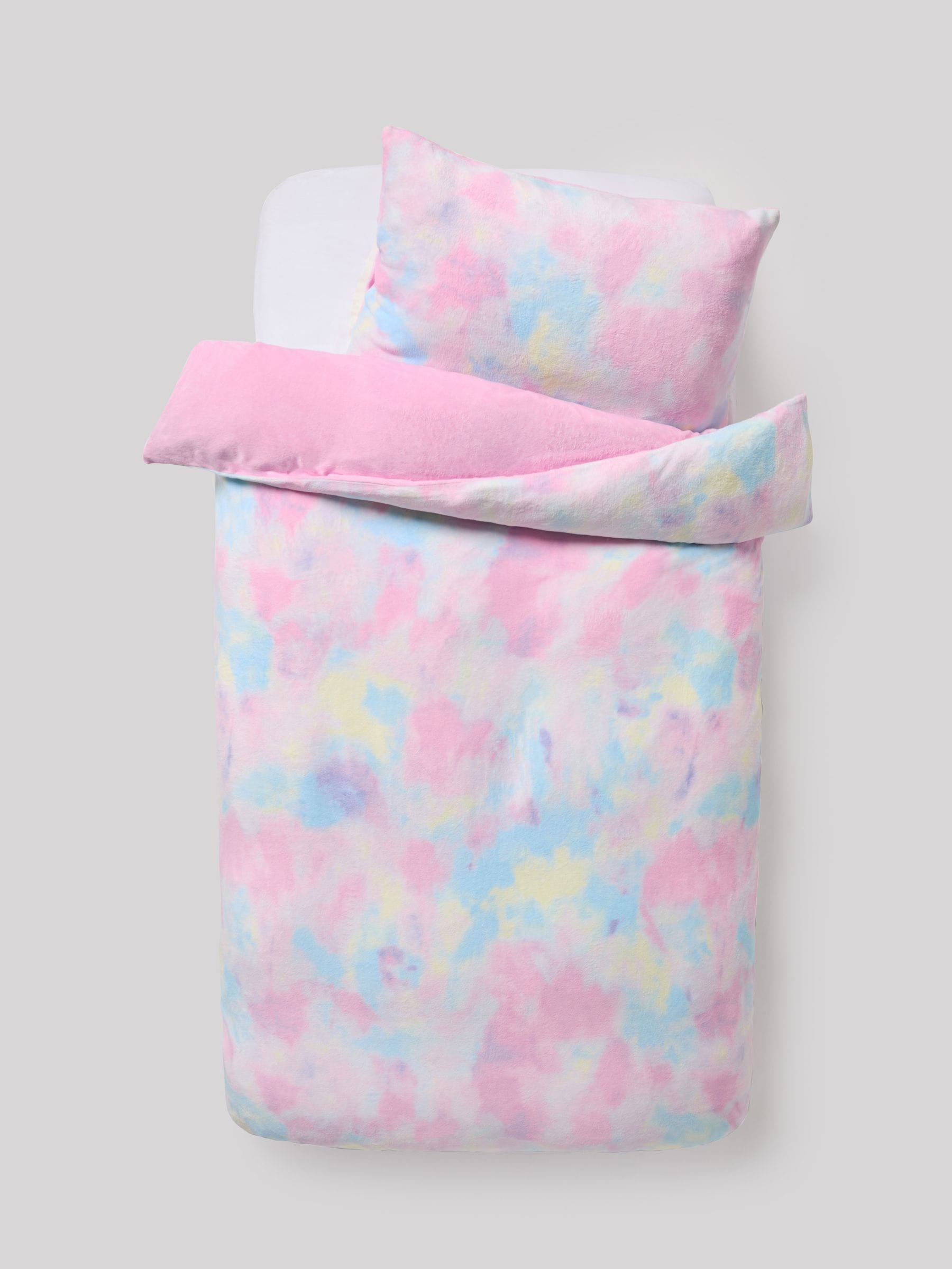 Multi Ombre Cosy Fleece Duvet Cover and Pillowcase Set