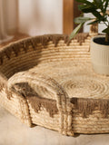 Woven Seagrass XL Decorative Tray, imported from the UK