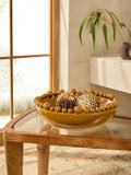 Yellow Bobble Ceramic Decorative Bowl