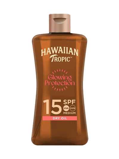 Hawaiian Tropic SPF15 Glowing Protection Dry Oil 100ml
