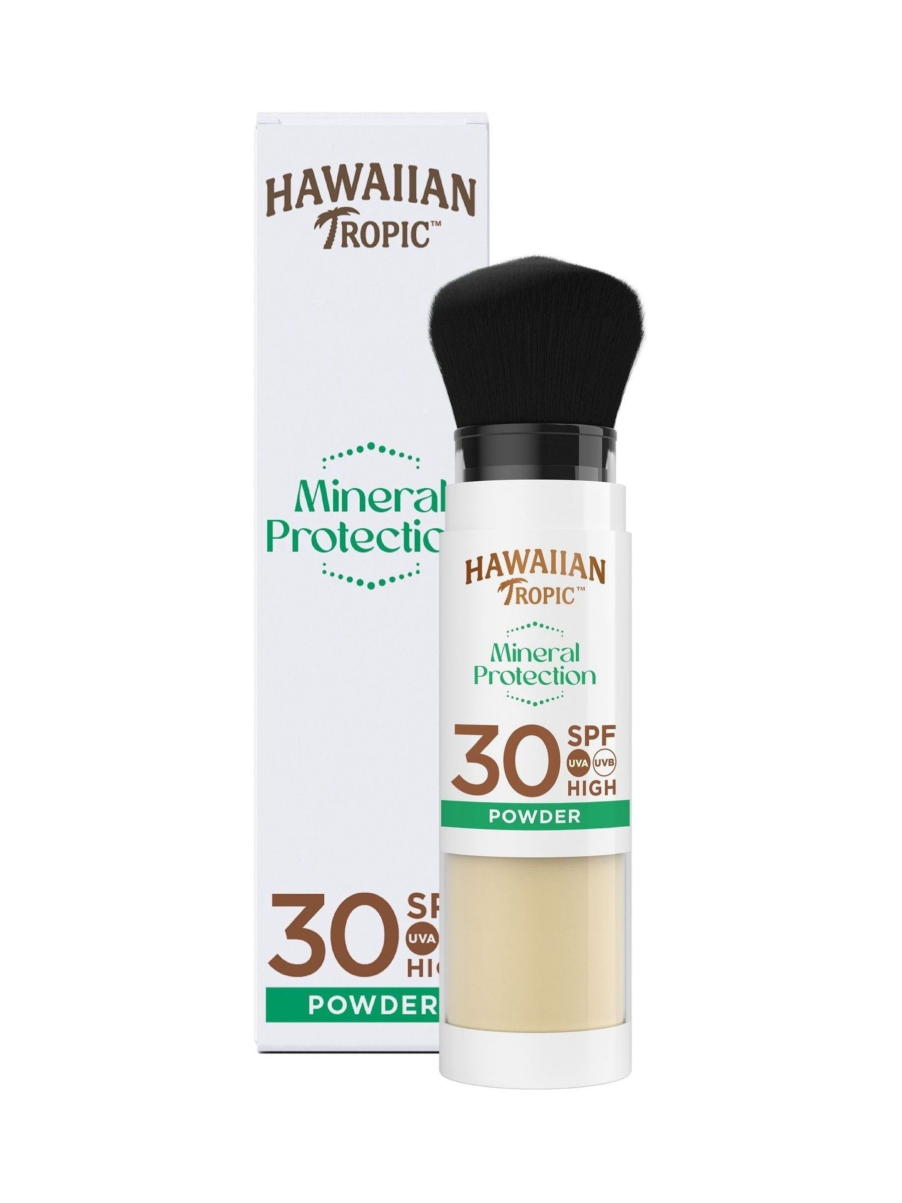 Hawaiian Tropic Mineral Protection Powder Brush SPF 30, UK version