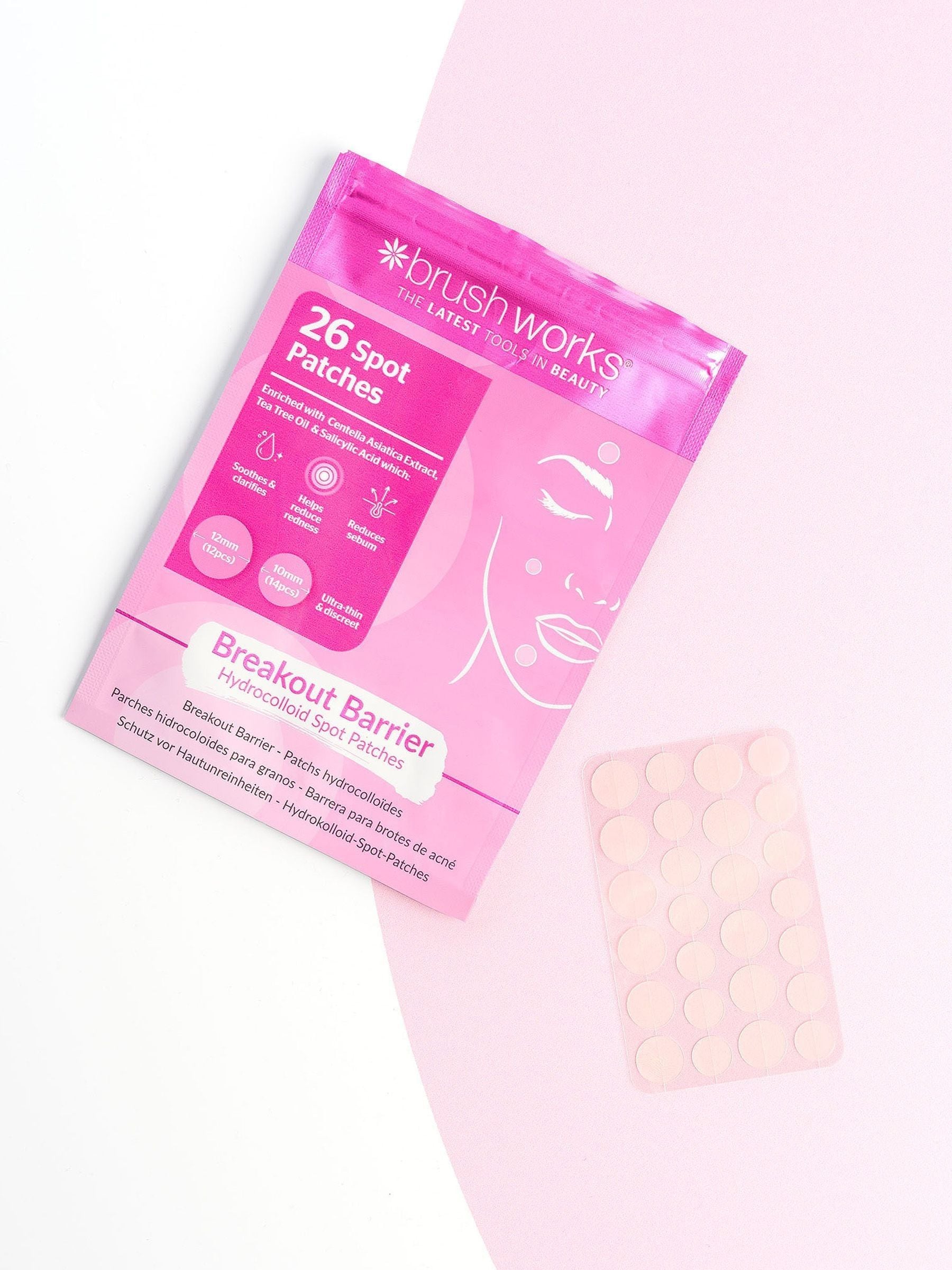 Brush Works Breakout Barrier hydrocolloid spot patches 26pcs - British product