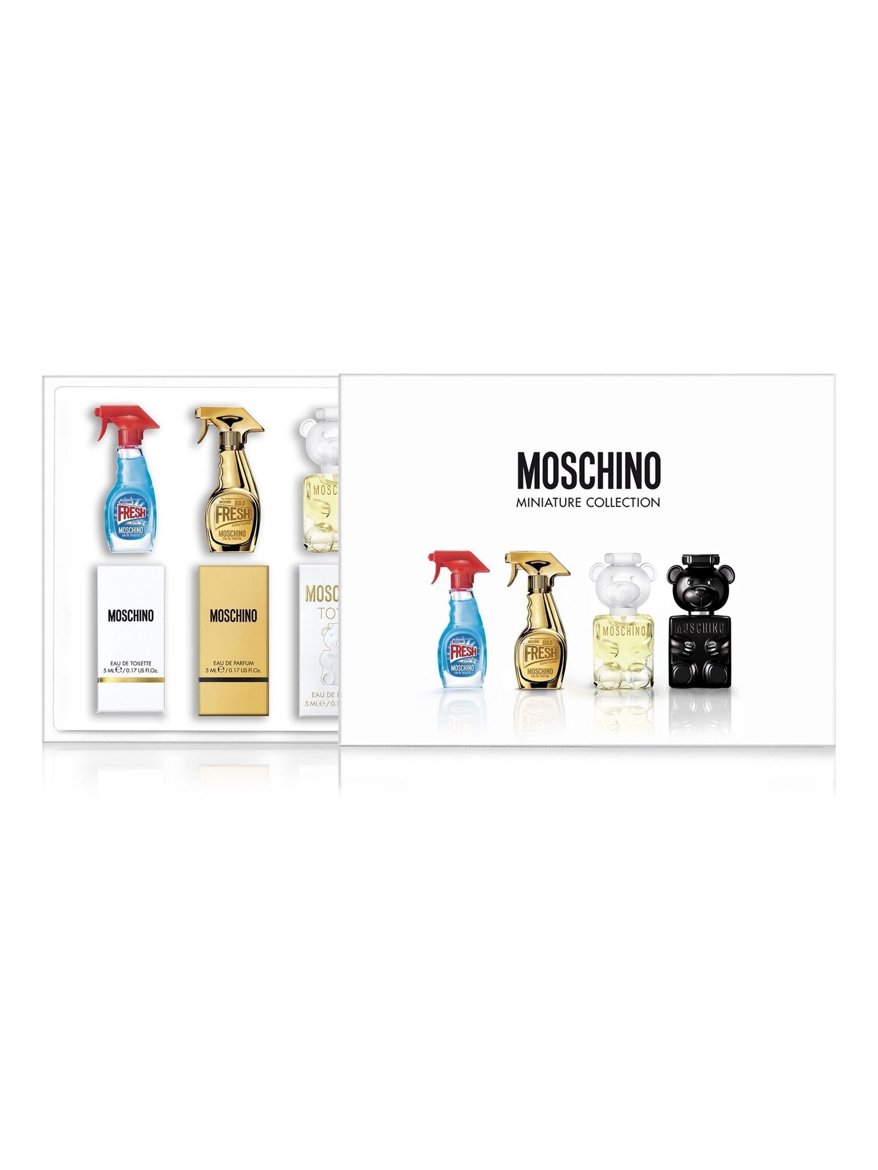 Moschino mini fragrance set 4 x 5ml, imported from the UK