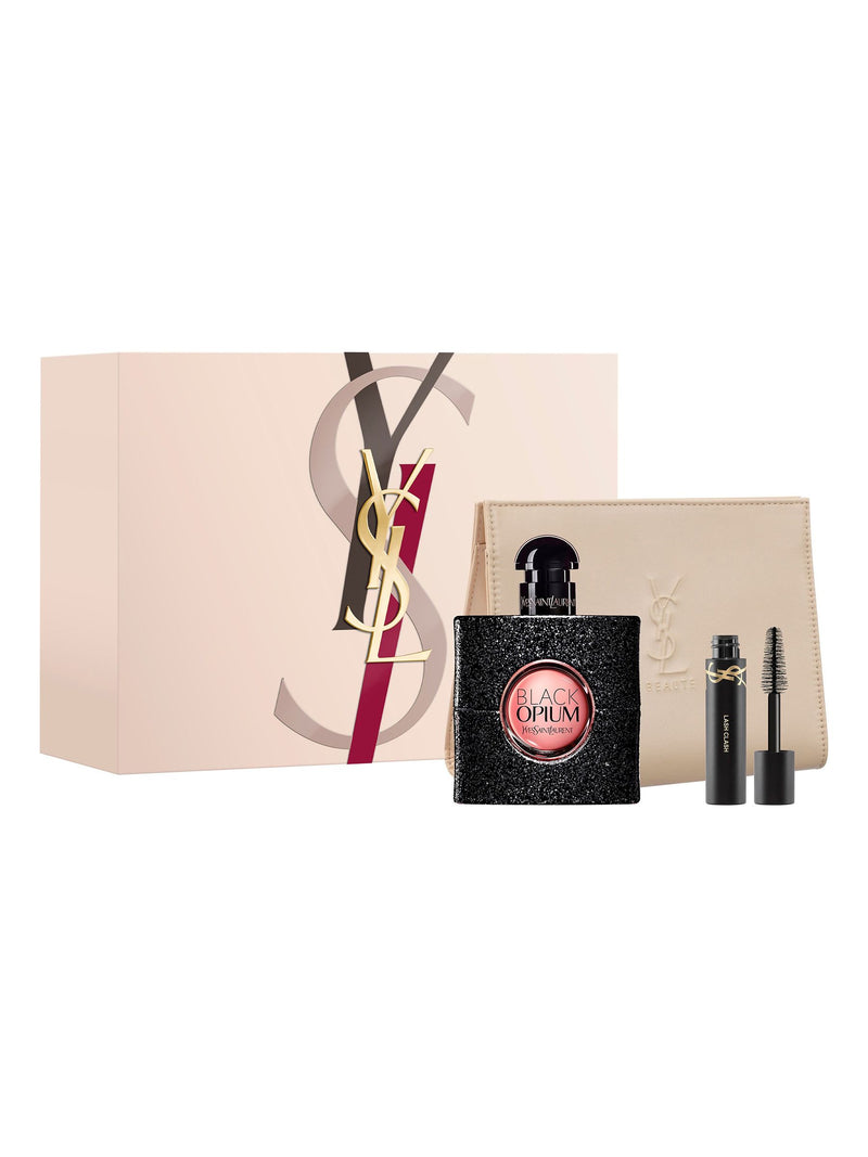 Yves Saint Laurent Black Opium Eau de Parfum 50ml with Mini Lash Clash Mascara and Pouch Set