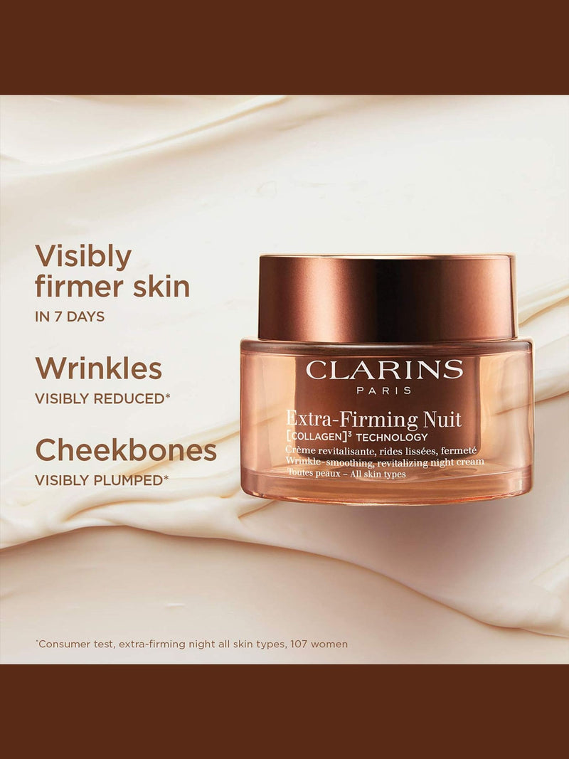 Clarins Extra Firming Night Cream Dry Skin Moisturiser 50ml - British product