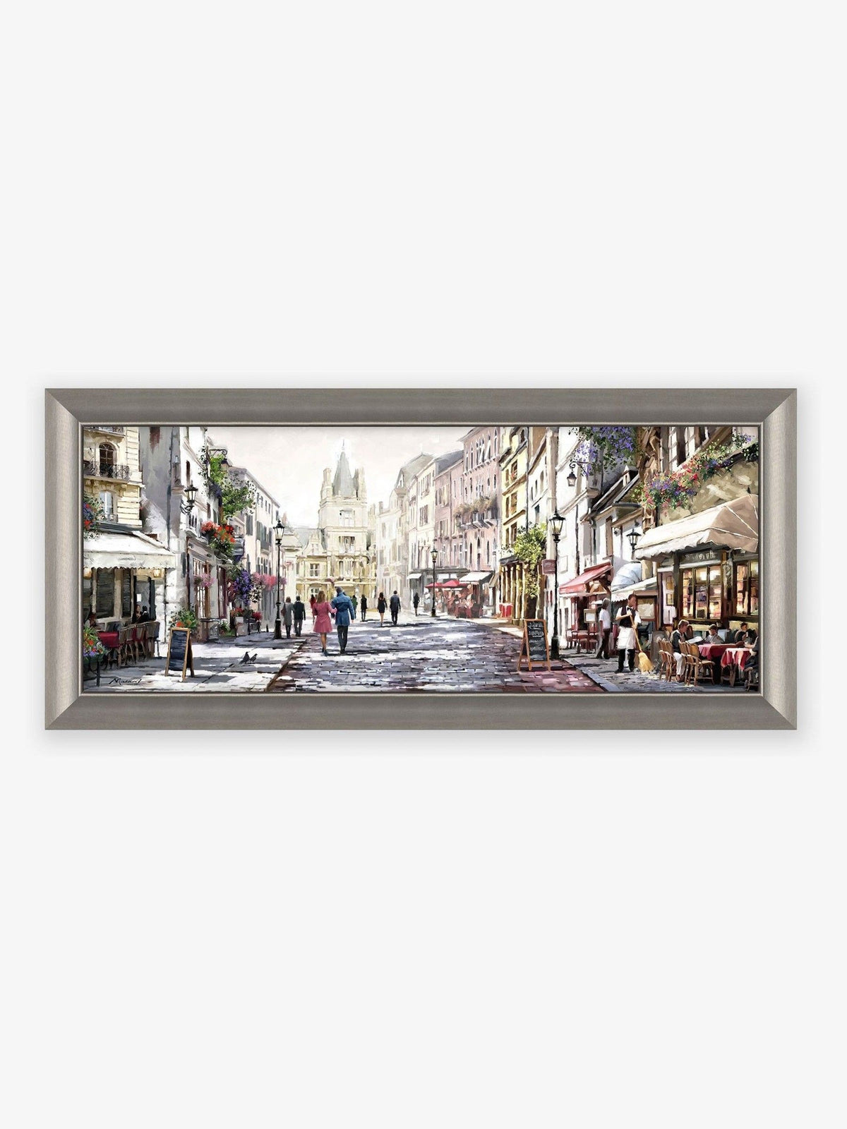 Artko Champagne Café Alfresco by Macneil Framed Art