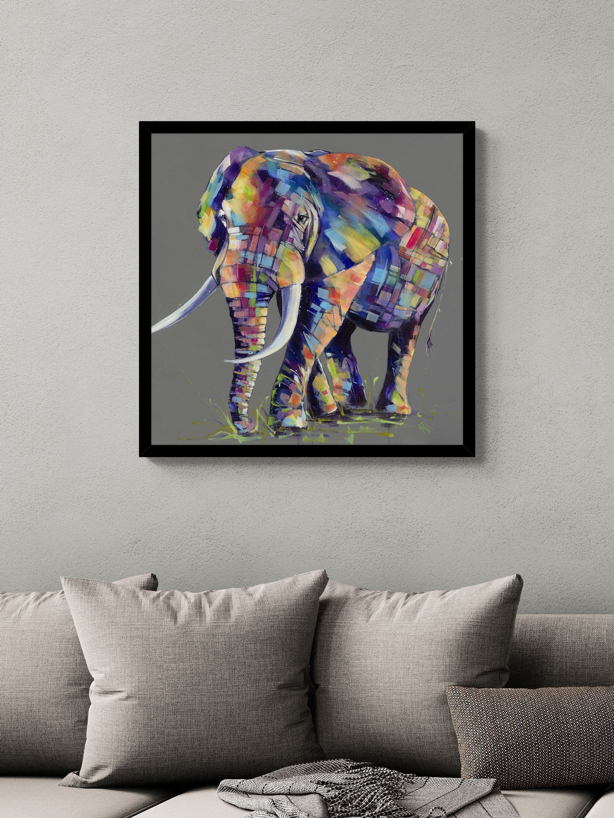 Artko Black Arlo framed art by Louise Luton - British product