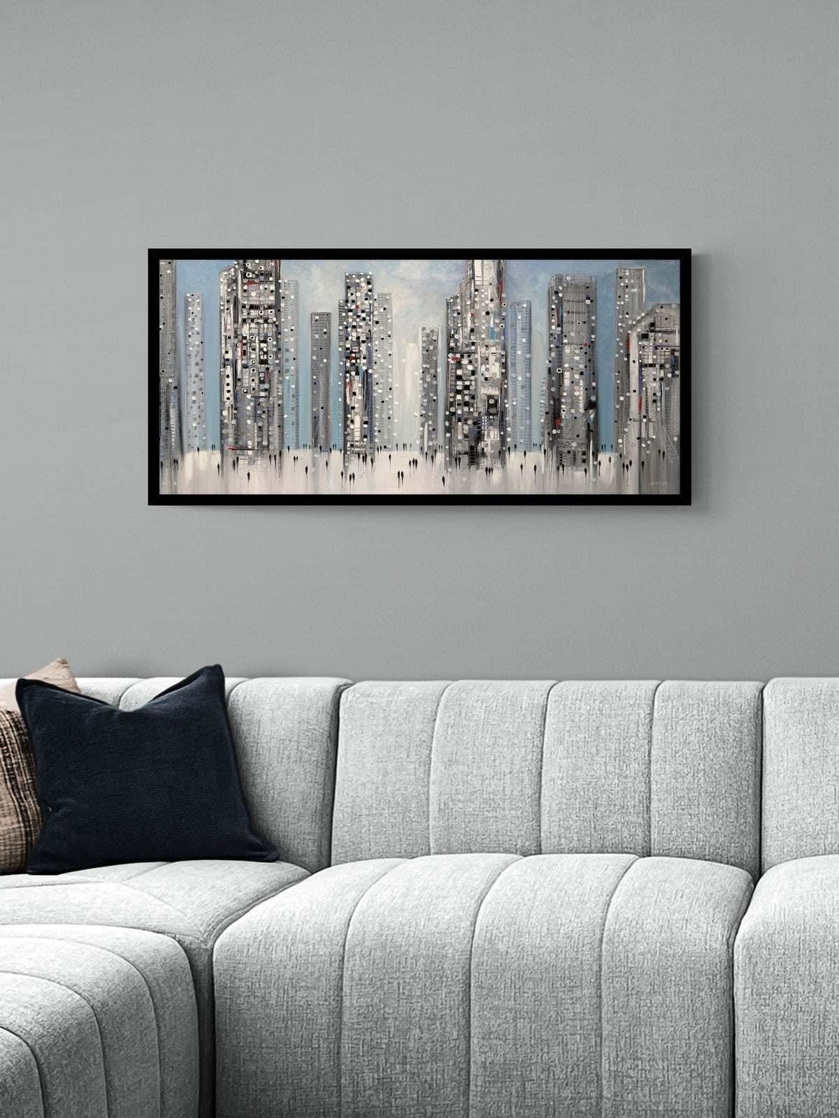 Artko Black Streets Of Manhattan by Ekaterina Ermilkina Framed Art