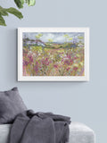 Artko White Three Cottages framed art 59x79cm - British product