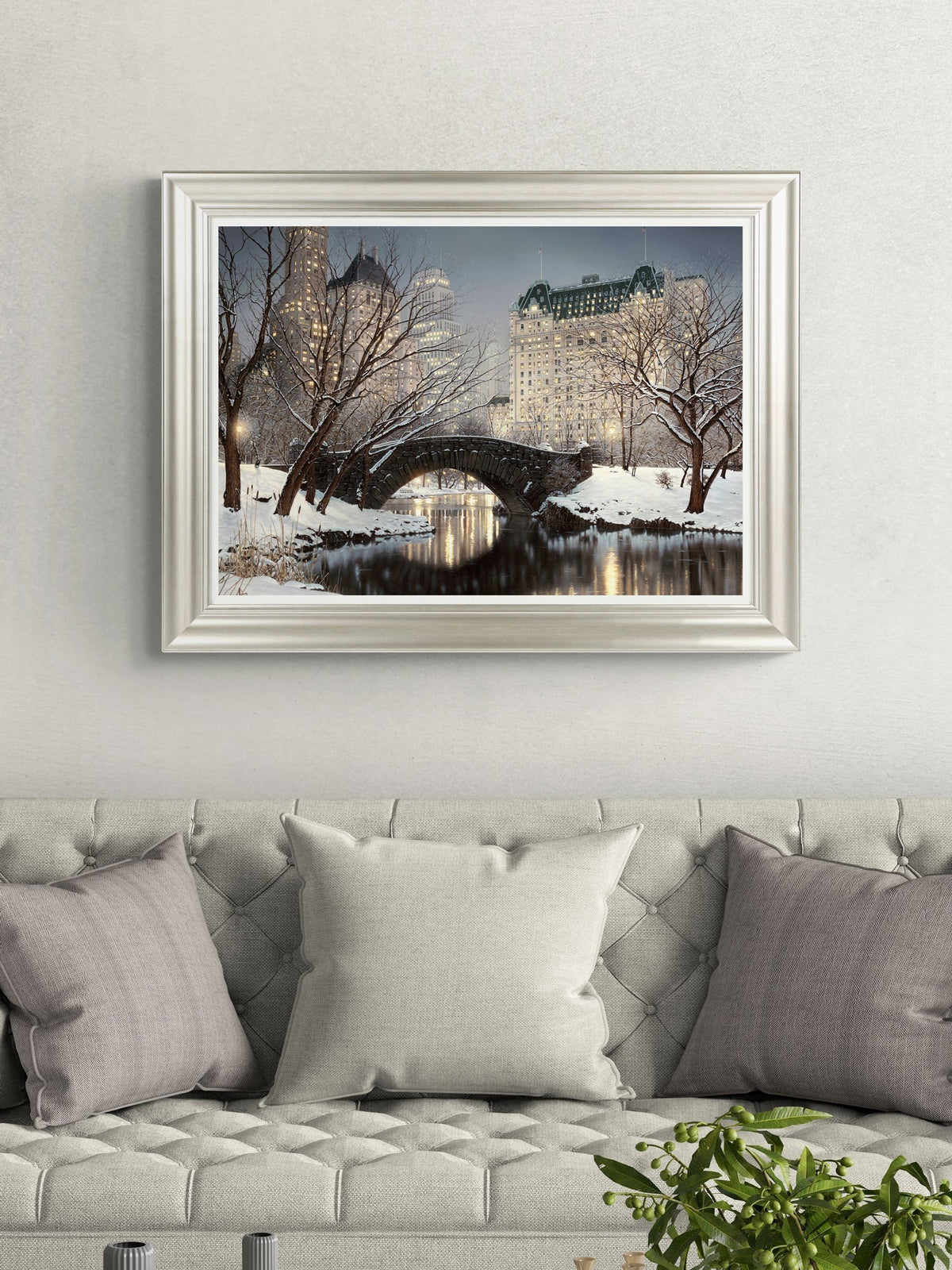 Artko Winter Nights framed art 61x81cm - British product