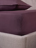 MADE.COM aubergine purple fitted sheet, imported from the UK