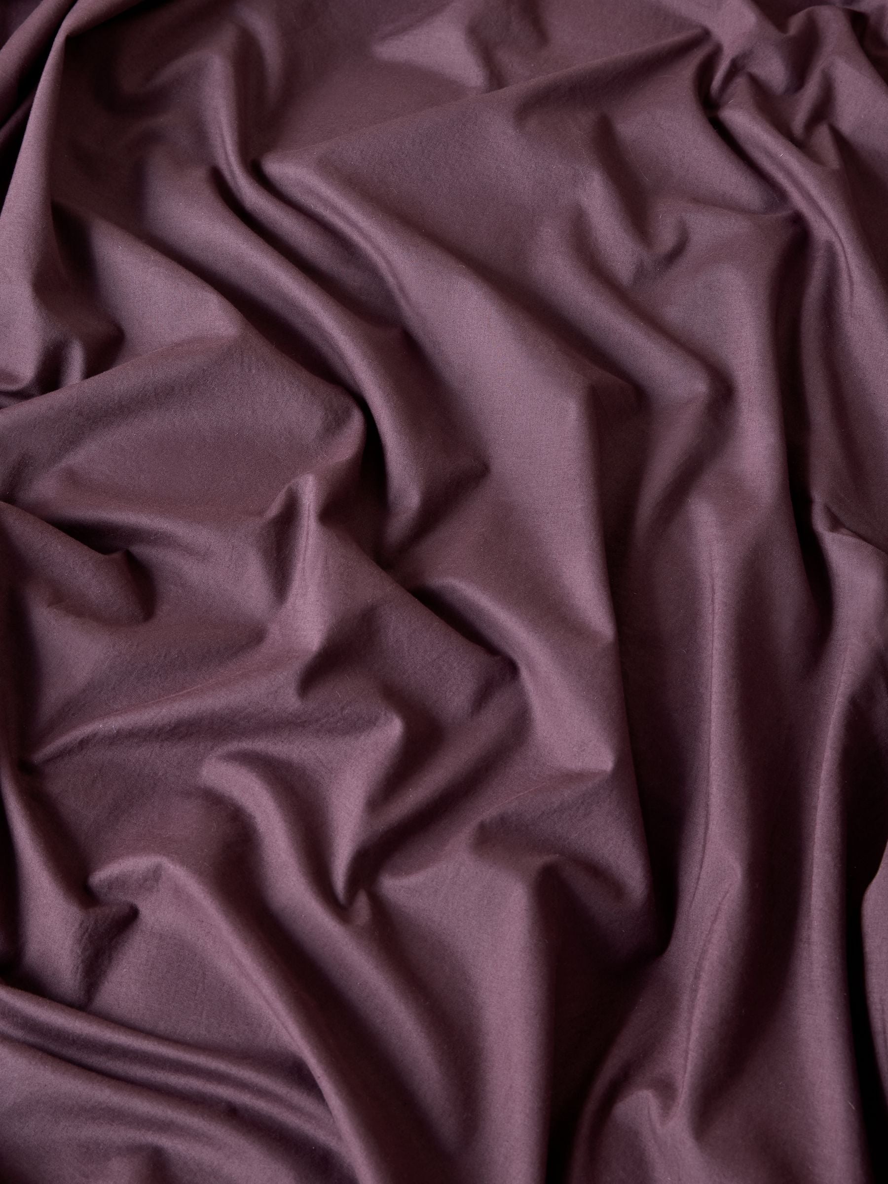 MADE.COM aubergine purple fitted sheet, imported from the UK
